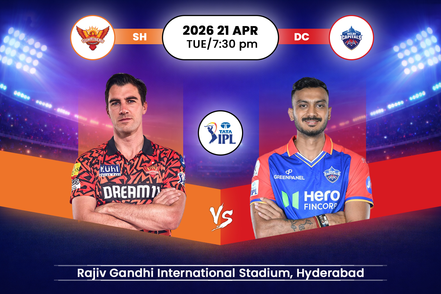 Sunrisers Hyderabad vs Delhi Capitals