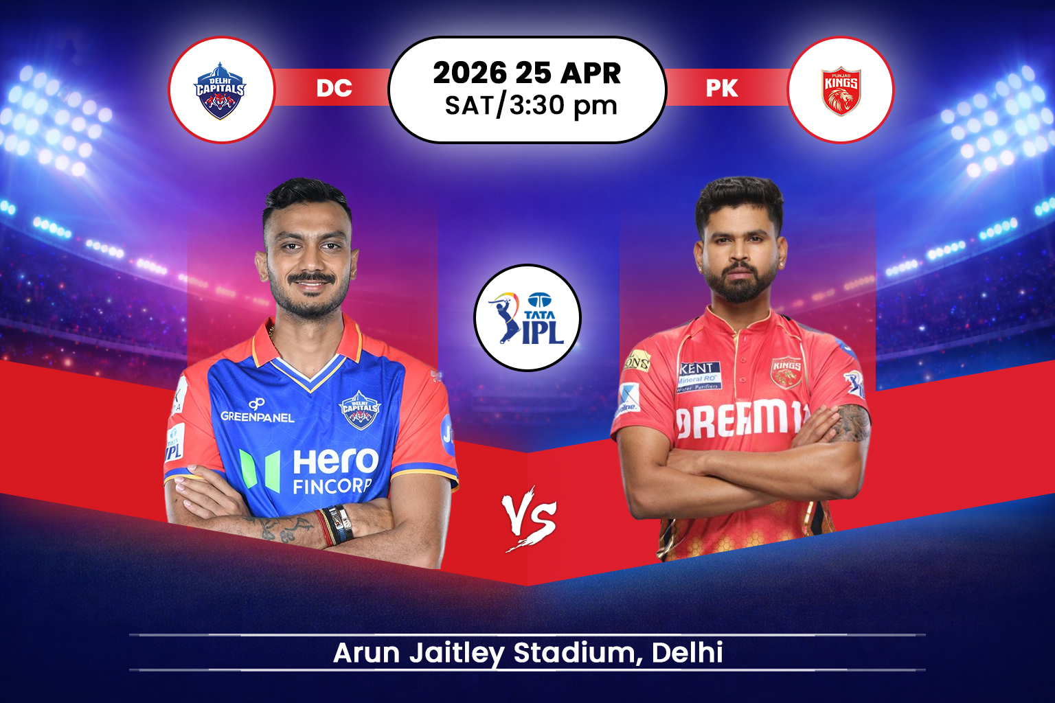 Delhi Capitals vs Punjab Kings