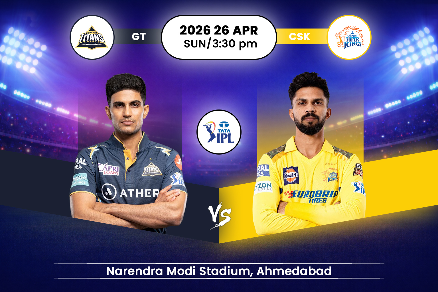 Gujarat Titans vs Chennai Super Kings
