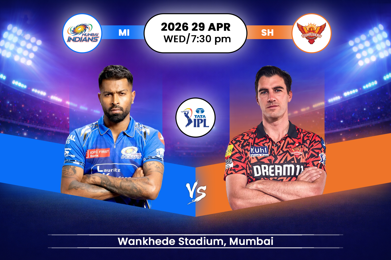 Mumbai Indians vs Sunrisers Hyderabad