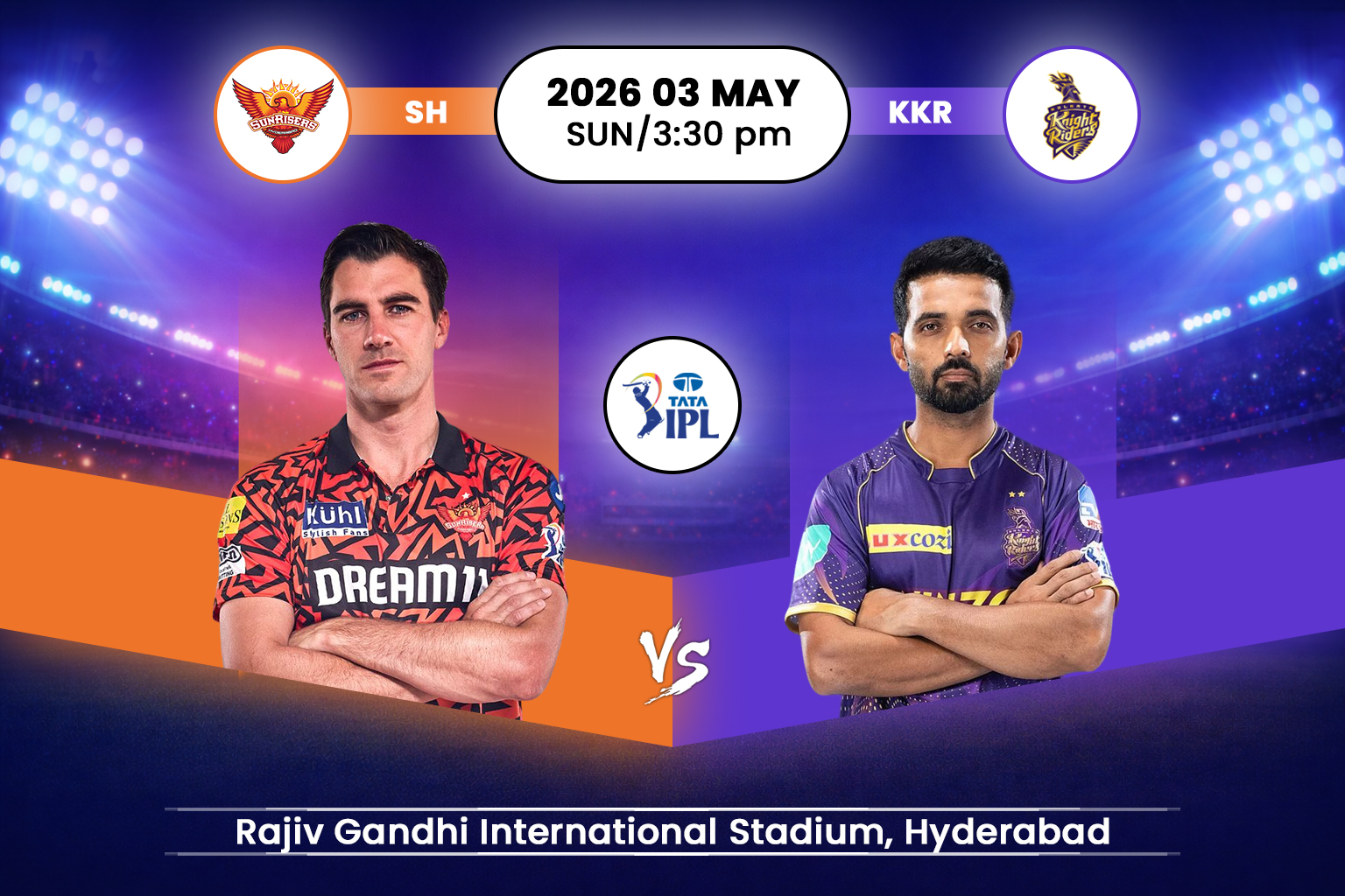 Sunrisers Hyderabad vs Kolkata Knight Riders